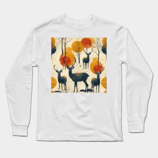 Retro woodland Long Sleeve T-Shirt